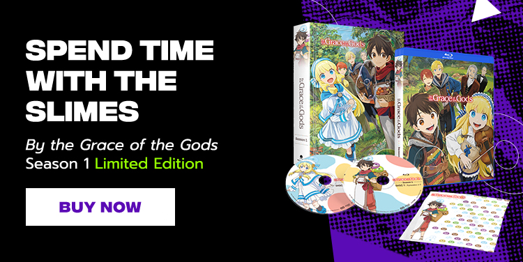 Spend time with the slimes. By the Grace of the Gods - Season 1 Limited Edition. Buy Now.